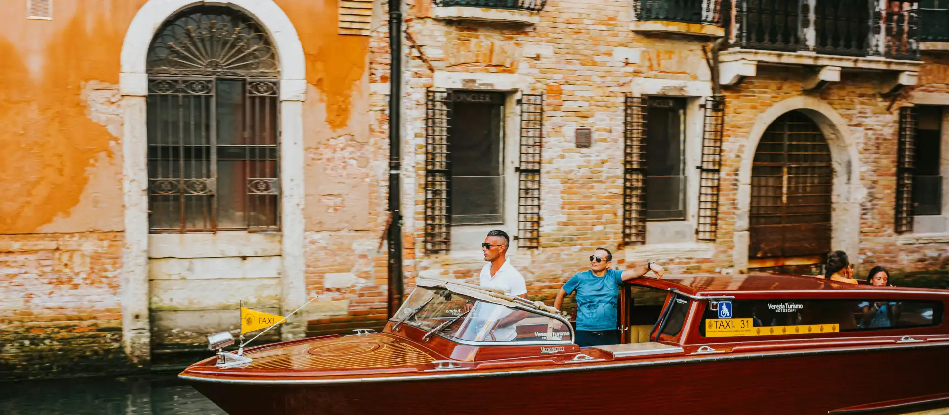 hôtel à Venise avec un embarcadère privé pour les taxis nautiques